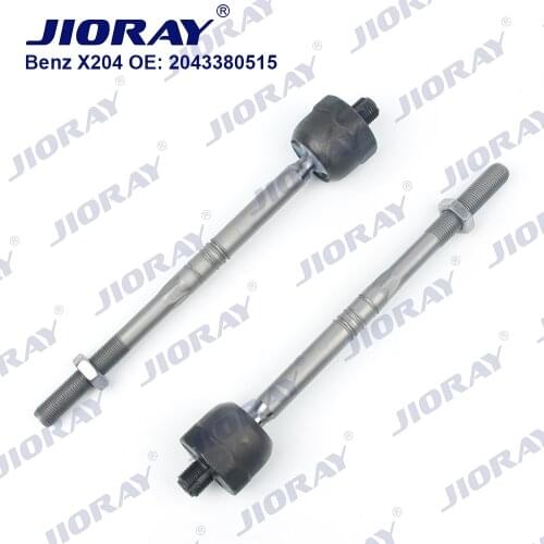 JIORAY Pair Front Left Right Axle Inner Steering Tie Rod Ends Ball Joint For Mercedes Benz GLK Class X204 2043380515 2043380315