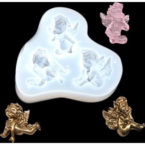 Angel Fairy Crystal Silicone Resin Epoxy Mold DIY Jewelry Making Clay Mould Tools Home Decoration Crafts Making Mould Supplies