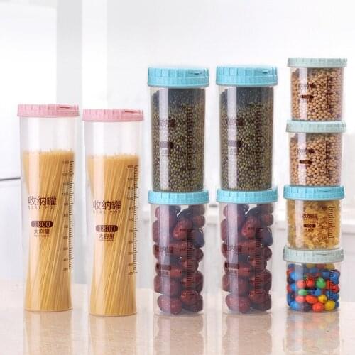 Cereals Sealing tank Kitchen Fresh-keeping box Rice noodle bucket Food storage tank Plastic collector Storage box