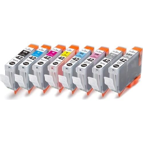 Einkshop 1Set Compatible Ink Cartridge CLI-42 CLI 42 With Chip For Canon PIXMA Pro-100 100S Printer