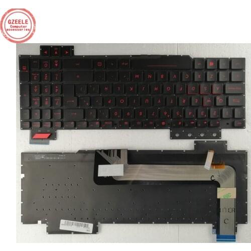 SP Backlit laptop keyboard for ASUS ROG FX503 FX503V FX503VM FX503VD FX63 FX63V FX63VD FX63VM ZX63V 90NR0GN1-R31US0