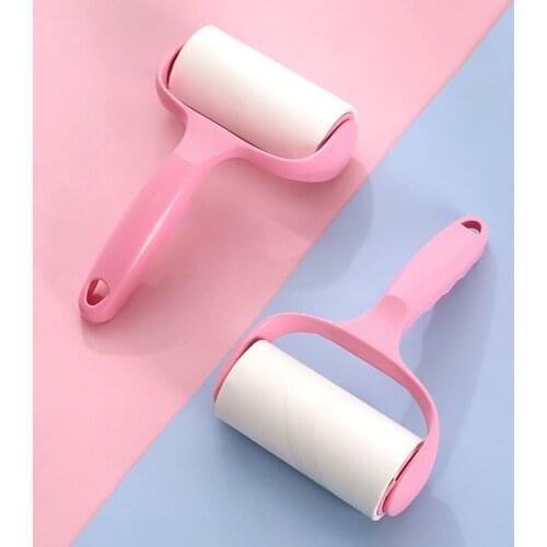 Sweater Cloth Lint Remover Sticker Dust Wiper Cat Dog Pet Hair Remover Cleaning Brush Tools Sticky Roller Brush