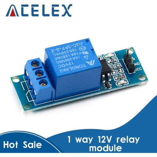 1 Channel 12V relay module with optical coupling isolation relay MCU expansion board high / level trigger