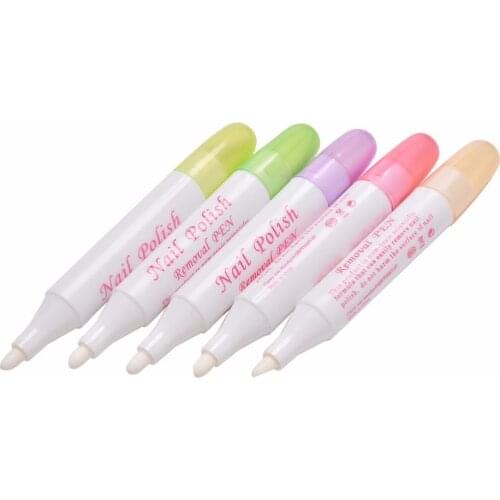 1pcs Nail Art Corrector Pen Remove Mistakes+3 Tips Newest Nail Polish Corrector Pen Cleaner Erase Manicure for nail polish clean