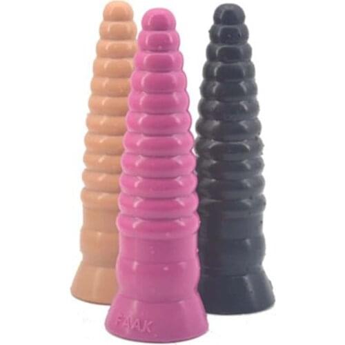 2020 New Silicone Anal Plug Large Butt Plug Male Prostate Massager Vaginal Anus Dilator Adult Erotic Anal Sex Toy For Men Women