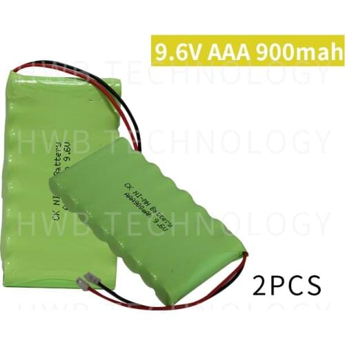 2X Original New Ni-MH 9.6V 800mAh Ni-MH AAA Rechargeable Battery Pack With Plugs Free Shipping