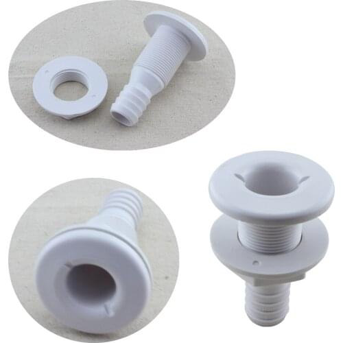 3/4 inch nylon material Yachting boat accessories plastic thru hull outlets