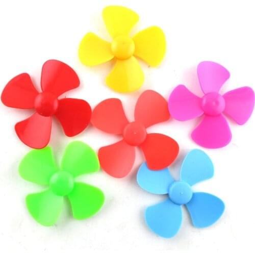 4 blade propeller blades of plastic screw propeller DIY model toy aircraft propeller technology to make the windmill model