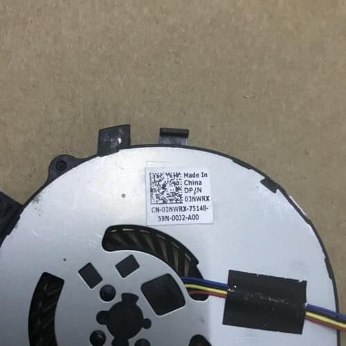For Dell Inspiron 15 7558 / 7568 CPU Cooling Fan - 3NWRX 03NWRX FN0565-SP084P2BL 023.1003J.0001 DC 5V - 0.45A 2.74 CFM
