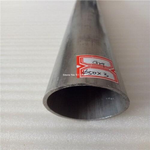 Grade9 titanium tube gr9 titanium pipe 50mm*3mm*500mm,2pcs wholesale price free shipping