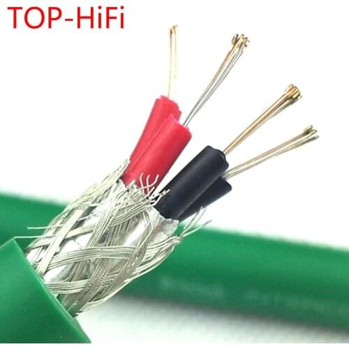TOP-HiFi P-6008AG xangsan 8N OCC Silver Plated 6 Cores Hi-End Audio Amplifier Speaker Bulk Power Cable Cord