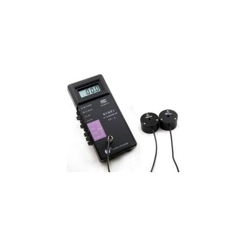 Light Intensity Meter. UV-A Dual Channel 420 Ultraviolet Intensity Irradiation Meter. 365 black light photometer
