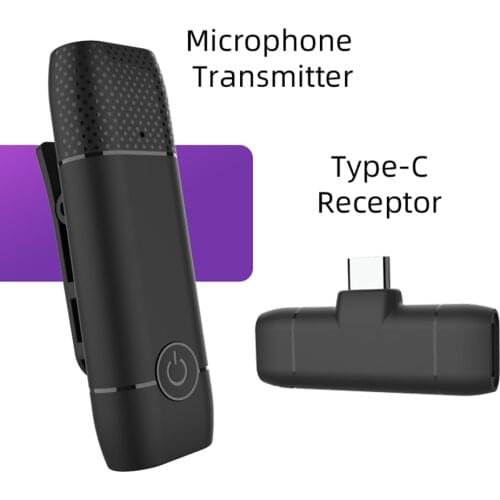 New Wireless FM Transmitter Receiver Lavalier Lapel Clip Mic System microfone condensador