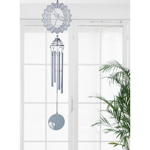 Metal Wind Spinner Wind Chimes Pendant Handmade Crafts Home Garden Decoration Perfect Gifts XHC88
