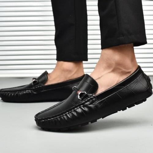 2021 Summer Comfy Slip-on Mens Moccasins Male Men Casual Genuine Leather Shoes Men Casual Comfortable High Quality Loafers