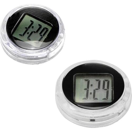 Motorcycle Mini Waterproof Electronic Clock Universal Motorcycle Watch Waterproof Watch Motorcycle Digital Clock Dia .2.8 Stick