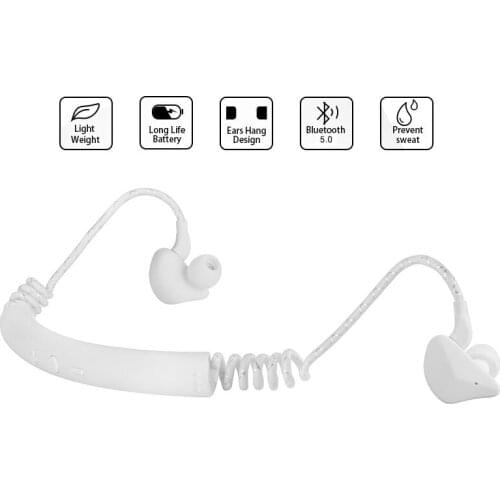 Bone Conduction Earphone Wireless Bluetooth Stereo Headphone Bass Active Noise Cancelling Waterproof Sport Headset For Phones