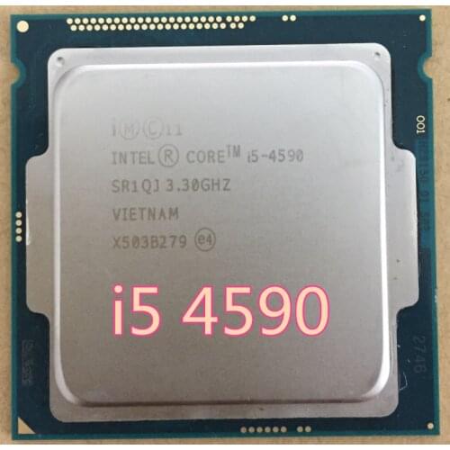 Intel Core Processor I5 4590 i5-4590 LGA1150 22 nanometers Dual-Core properly Desktop Processor can work