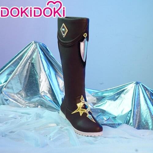 DokiDoki Game Genshin Impact Cosplay Halloween Kaeya Cosplay Shoes Genshin Impact Kaeya Cosplay Shoes
