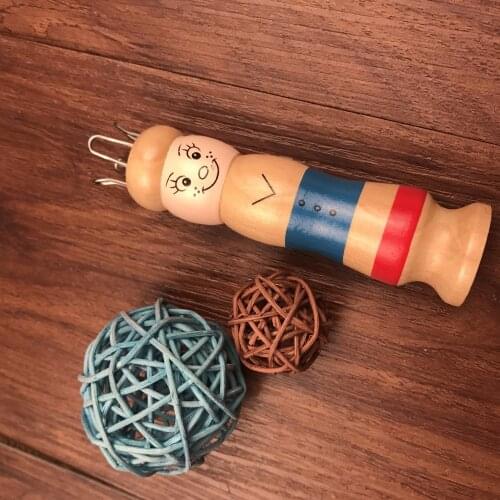 Free Shipping Wooden braided rope doll DIY yarn knitted tools knitted device wool braided rope Rope braiding machine