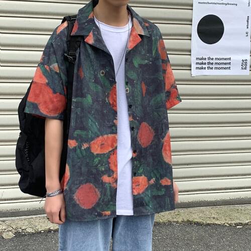 YaSuGuoJi Men's Beach (Hawaiian) Shirts