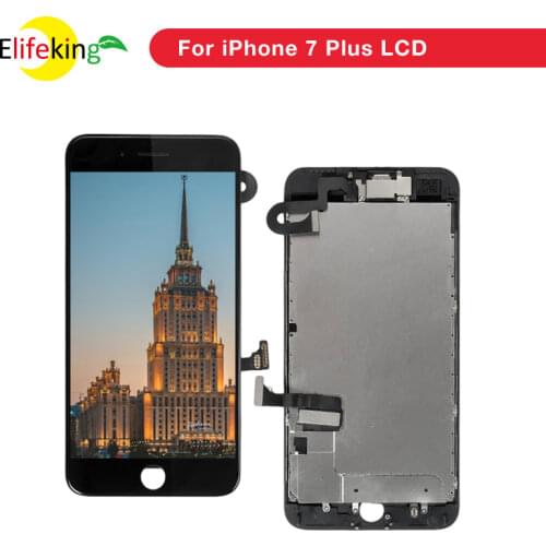 3PCS/LOT Screen For iPhone 7 Plus LCD Full Set Display touchscreen Digitizer with Front Camera + Earpiece Speaker AAA quality