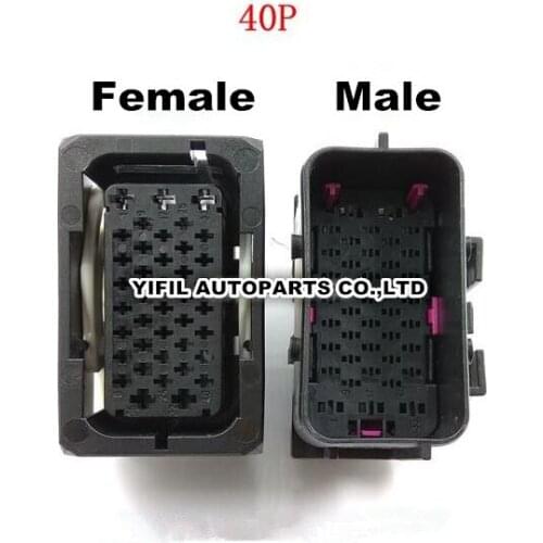40 Pin/Way Male Female Engine Harness Connector Plug With terminal seal For Buick Excelle Enclave Larcosse Regal