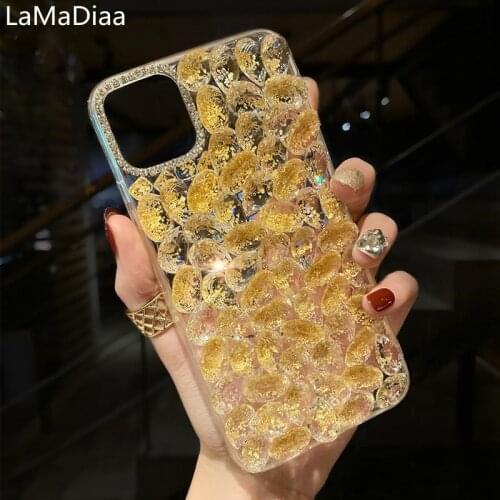 Glitter Shiny Diamond Soft Phone Case For SamsungS6 S7 S8 S9 S10 S20 S21 PLUS Note 8 9 10 20 Luxury Rhinestones Bling Back Cover