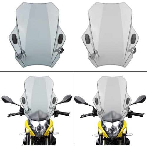 Windshield Covers For MT07 MT09 Universal Adjustable Windscreen For HONDA CBR600RR CB1000R GXSR 600 750 Motorcycle Windscreen