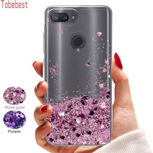 Xiaomi MI 8 Lite case Dynamic Quicksand Star Liquid Glitter Bling Case on For Xiaomi MI 8 MI8 Lite Coque Soft TPU Slicone Cover