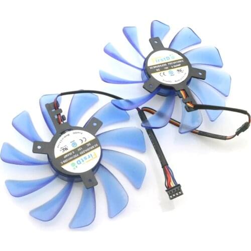 FDC10U12S9-C FDC10H12S9-C 12V 0.35A 4Wire 4Pin For HIS RX470 474 570 4G 8G RX580 584 588 590 IceQX2 Graphics Card Cooling Fan