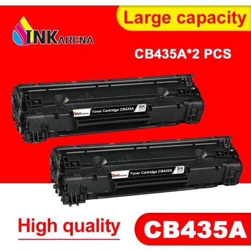INKARENA 2PCS CB435A Compatible Toner Cartridge 35A 435 435a for hp435a for HP LaserJet P1002 P1003 P1004 P1005 P1006 P1009