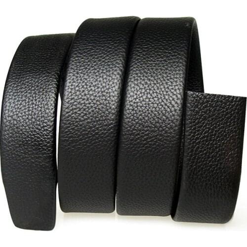 Don't Take The Lead in The Belt Male Scratch-resistant Automatic Buckle Middle-aged Mens Leather Beltin The Endless Belt Men