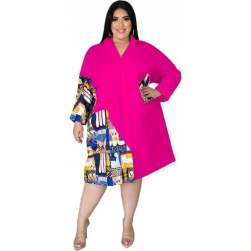 Long Sleeve New Fashion African Dresses For Women Summer Autumn Dashiki Africa Style Print Rich Bazin Dashiki Top Midi Dress