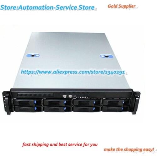 New 2U 8 Hard Disk Hot Plug Server Case NAS NVR Storage Server Case