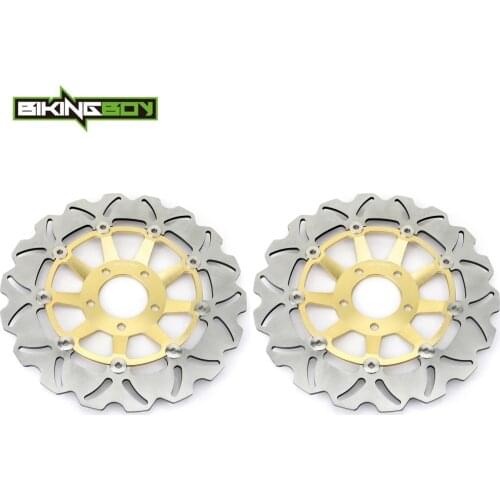 BIKINGBOY Front Brake Discs Disks Rotors Bandit GSF 1200 / S 95-05 03 GSX 1200 FS Inazuma 98-02 00 01 RF 900 R 94 95 96 97 98 99