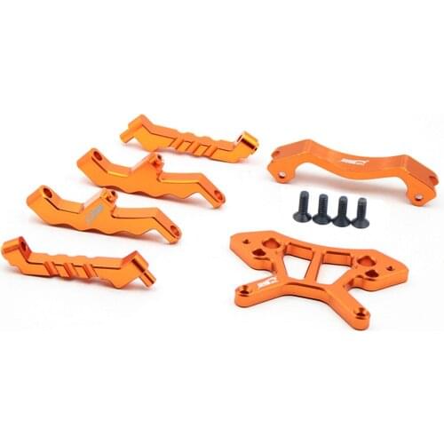 Alloy CNC Front shock tower Support set fit for HPI BAJA RV KM 5B 5T 5SC