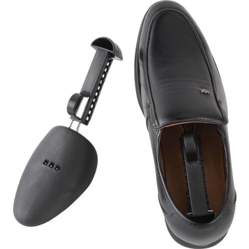 Practical Plastic Adjustable Length Men Shoe Trees Stretcher Black for Women Shoe Racks Shoe Expander to Prevent Deformation