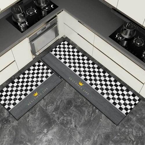 Kitchen Mat Cheaper Anti-slip Modern Area Rugs Living Room Balcony Bathroom Carpet Doormat Hallway Geometric Bath Mat