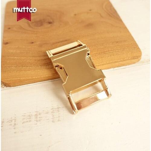 Retailing DIY for Dog Collar Golden 2.5cm diy backpack zinc alloy buckle pet metal buckle DCK-008