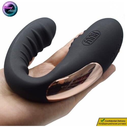 U-Shape Silicone Vibrator Masturbator Dildo FAAK Female Masturbation Massager Clitoris Vagina Pussy G-Spot Sex Toys for Women