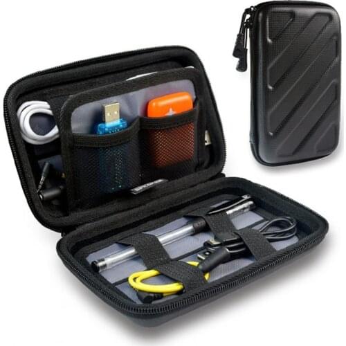 WILD MAN Multifunctional EVA Zipper Hard Disk Bag Waterproof Anti-fall Anti-pressure and Durable for Digital Electronics