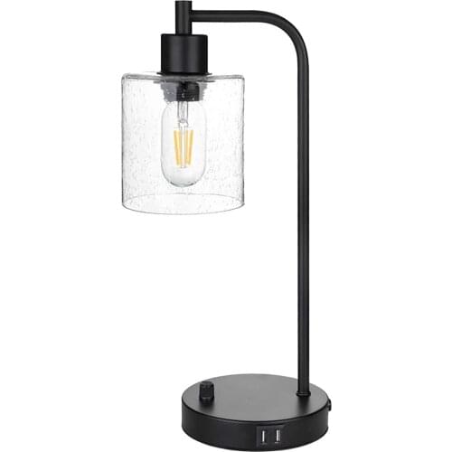 LED Bedroom Bedside Desk Reading Lamp Adjustable Table Study Lights, US Plug