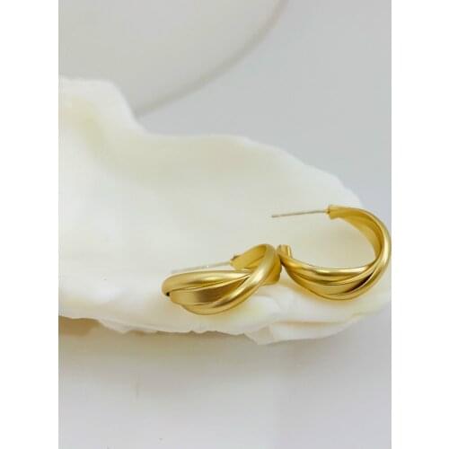 Женские золотые серьги TekapoJade China At AliExpress