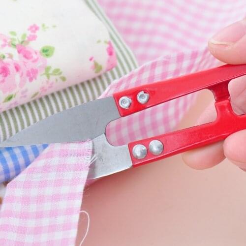 Cross-stitch U-shaped Small Scissors Thread Fishing Line Scissors Practical Yarn Embroidery Scissor Sewing Trimming Tools