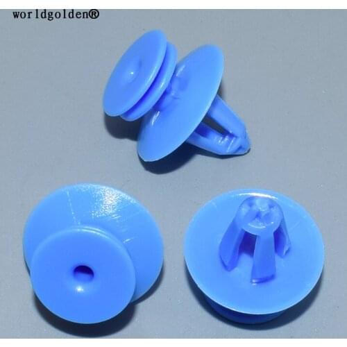 Worldgolden 100pcs plastic clip Trim Panel Retainer for Ford#6099812