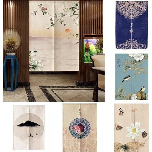 Japanese Door Curtain Household Partition Curtain Toilet Kitchen Oil Smoke Free Half Panel Curtain