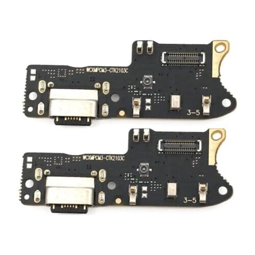 10Pcs/Lot, USB Port Charger Dock Plug Connector Charging Board FLex Cable Mic Microphone Board For Xiaomi Poco M3