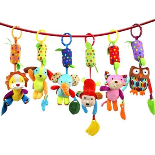 120pcs Baby Gift Hot Sale New Infant Toys Mobile Baby Plush Toy Bed Wind Chimes Rattles Bell Toy Stroller for Newborn