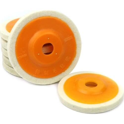 85mm/100mm Wool Polishing Wheel Angle Grinder Buffing Polishing Disc For Metal Marble Glass Ceramics Abrasives Tools